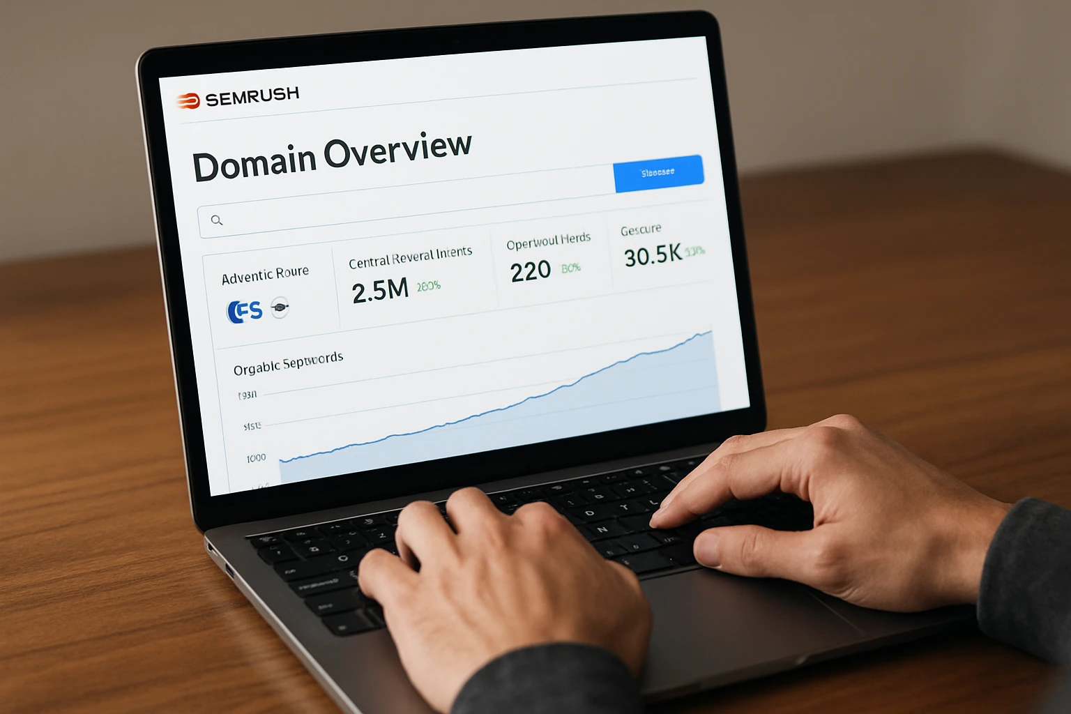 #4 Semrush Domain Overview - semrush ai search visibility checker guide