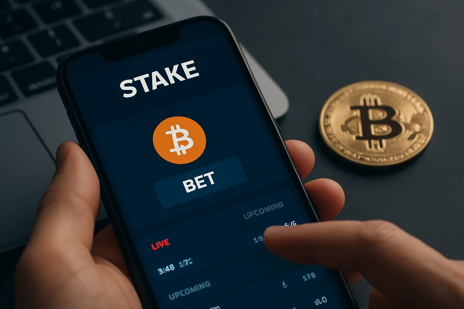 #4 Stake — Best for users who prefer a lighter onboarding feel - betting sites that accept crypto guide