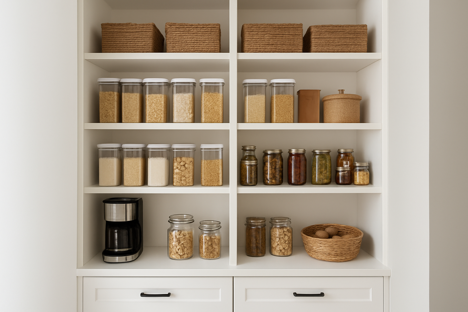 Illustration for Real Durham Region Examples: Space, Flow, and Return on Investment (ROI) related to pantry and storage solutions durham region