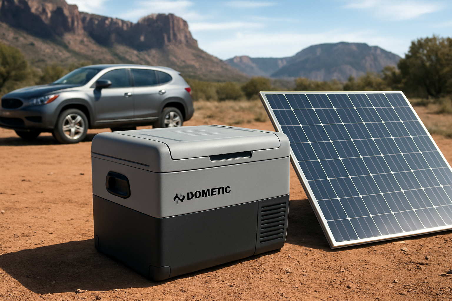 Illustration for Power Math in the Wild: Batteries, Vehicles, and Solar related to dometic tcx 21 21l thermoelectric cooler