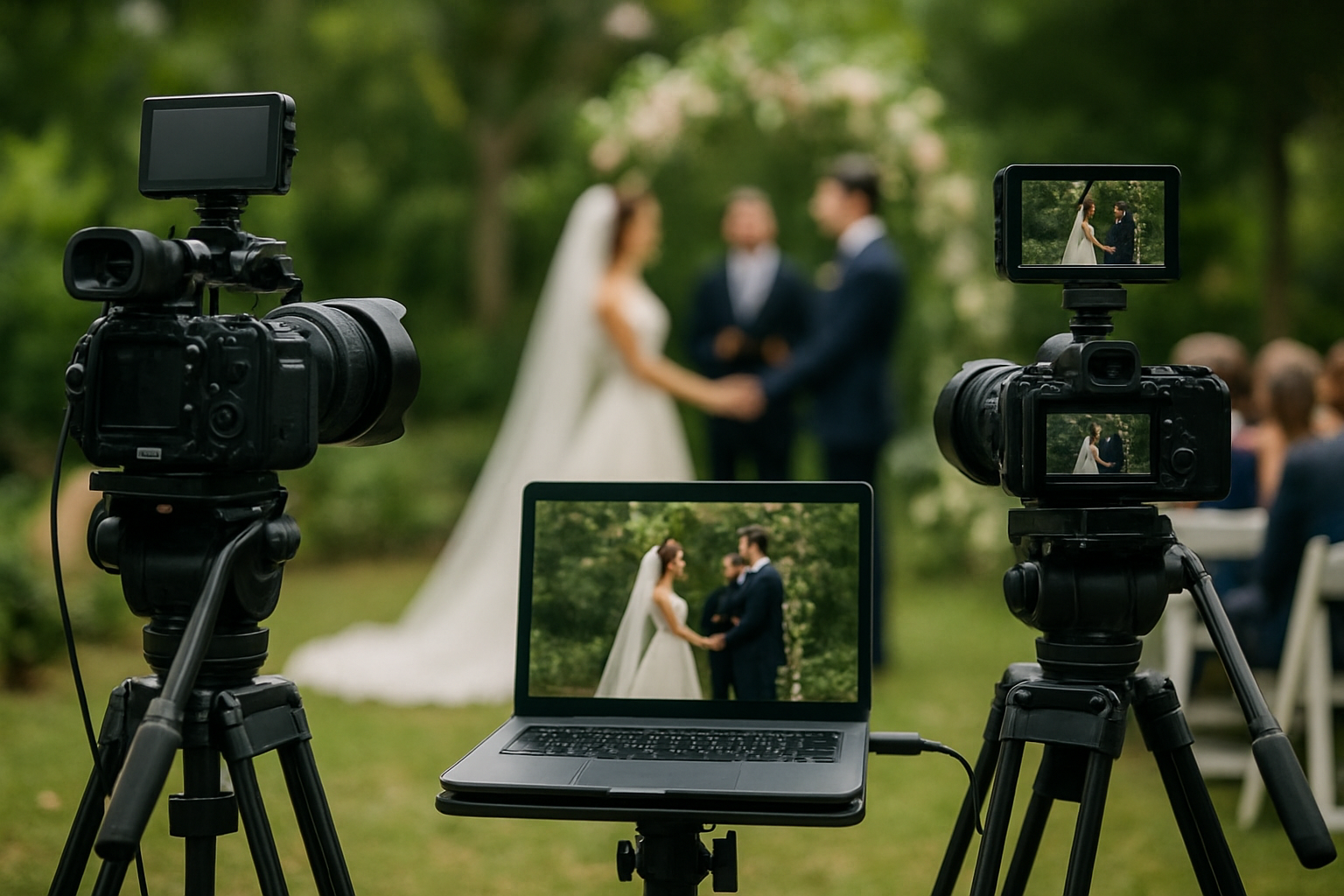 Illustration for Technical Setup, Angles, and Redundancy: The Pro Blueprint related to wedding ceremony live streaming with multiple cameras brisbane