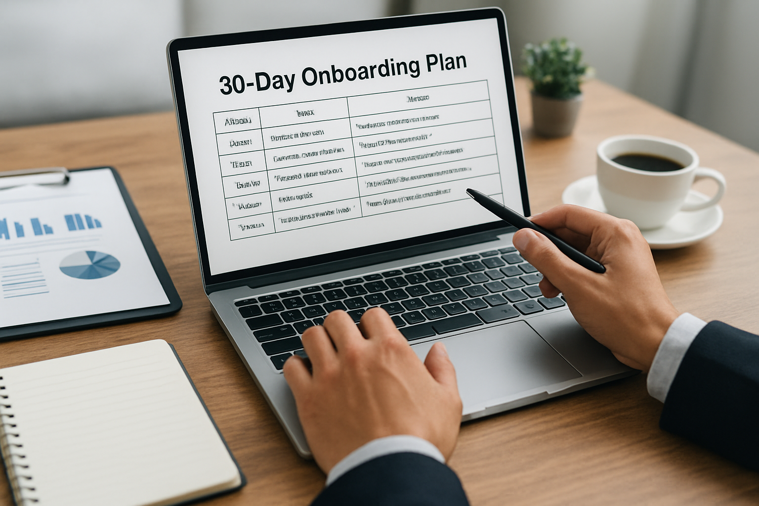 Illustration for Step 8: Follow This 30-Day Onboarding Plan related to pay per click advertising company