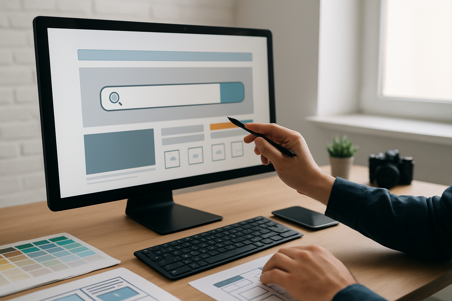 Illustration for Search Visibility First: How Web Design Firms Build for Search related to web design firms