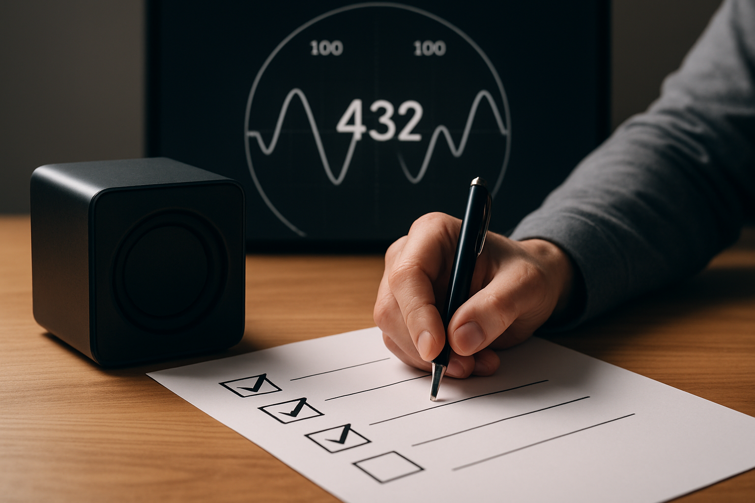 Illustration for Execution checklist: run your frequency routine related to 432 hz frequency