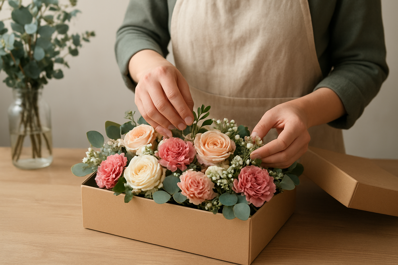 Illustration for How Do You Brief a Florist for a Truly Personalised Flower Box? related to who offers personalised flower boxes in perth