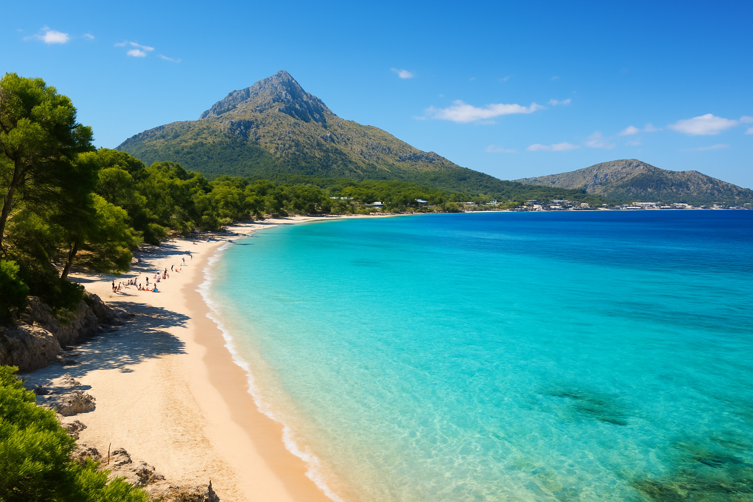 Illustration for Playas de Formentor y Port de Pollença: aguas turquesa para desconectar related to resort pollentia mallorca