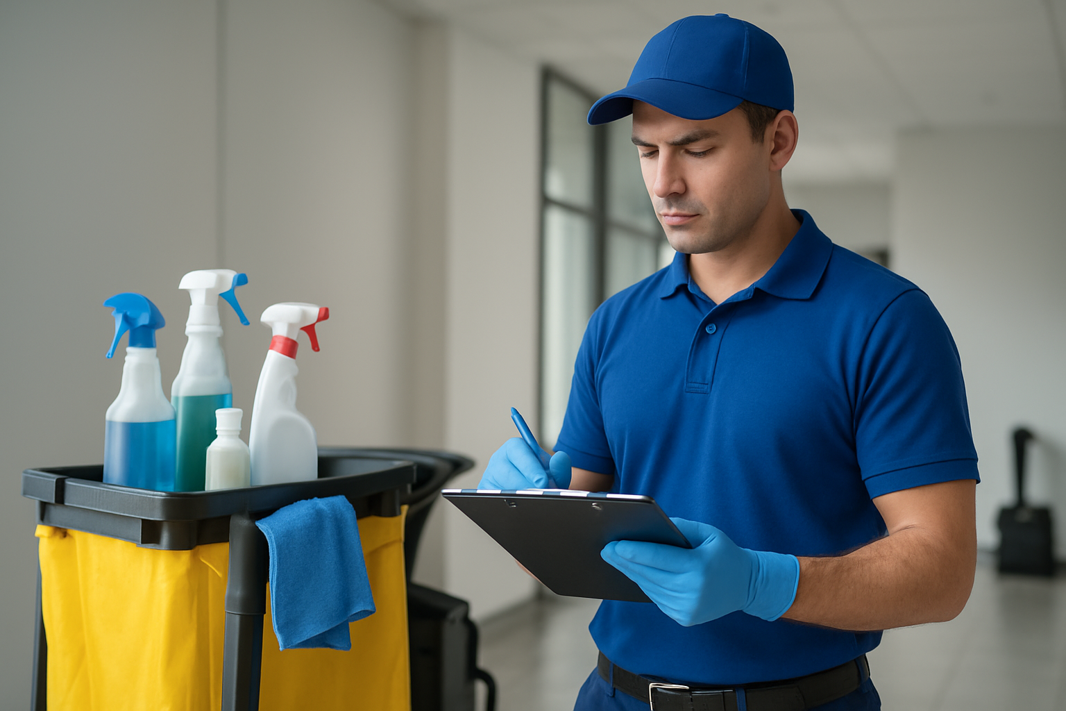 Illustration for Compare Services, Frequencies, and Add‑Ons related to janitorial cleaning company