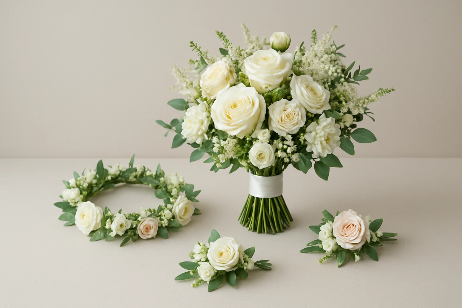 #5 Full wedding flowers package with bouquet plus matching pieces - fresh wedding flower bouquets guide