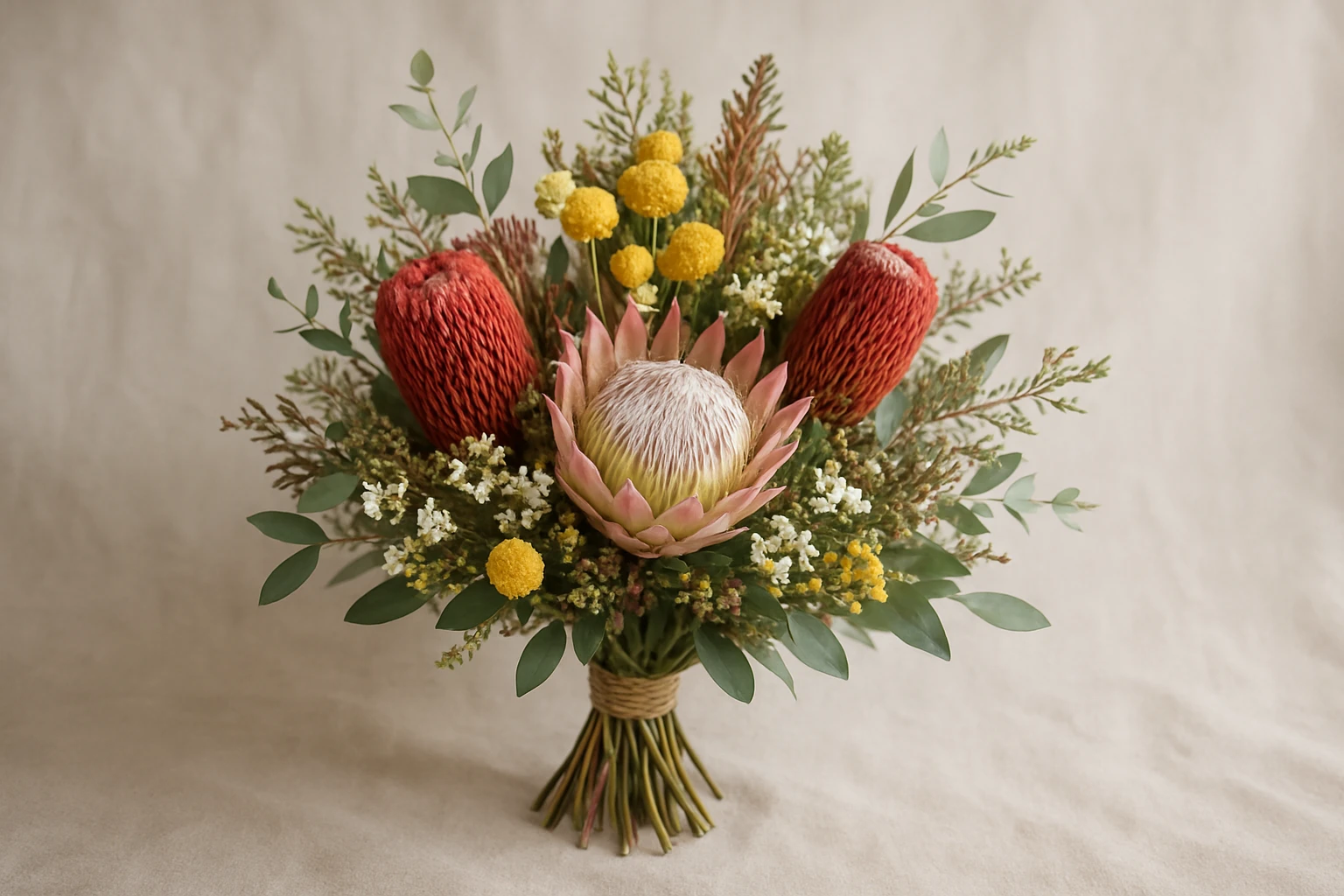 #5 Native Australian-inspired fresh flower bouquet - bridal bouquets fresh flower guide