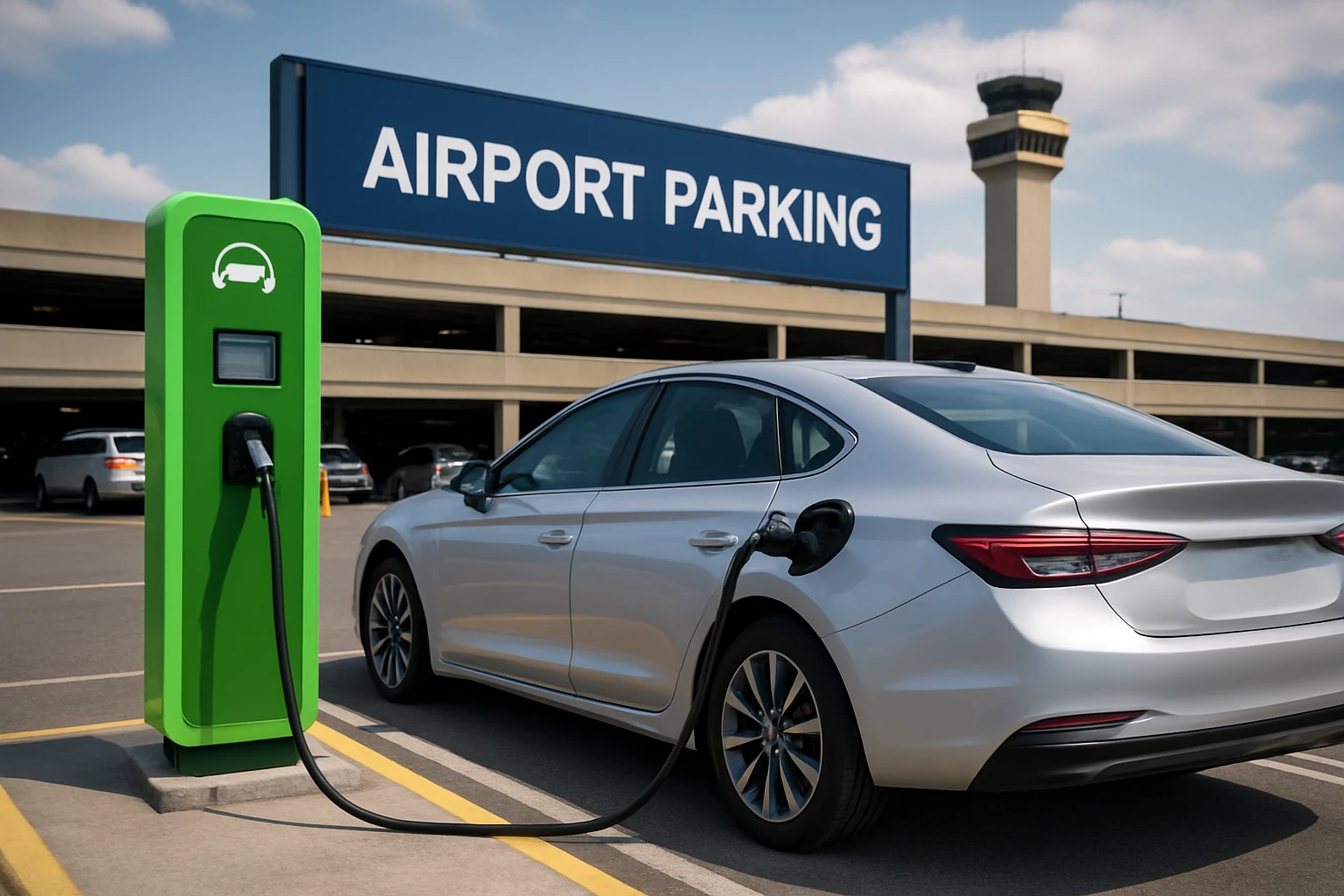 5 Smart Tips for Dayton Airport Parking 3 #5 Use airport services if you drive an EV or need a backup plan - Dayton airport parking for military and veterans guide