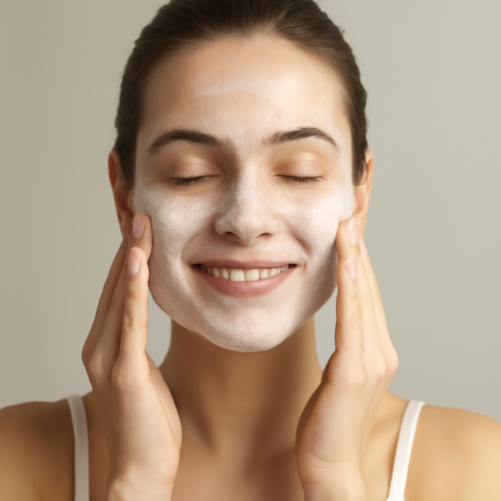 Illustration for Your Gentle Routine, Step by Step related to clean and clear face cleanser