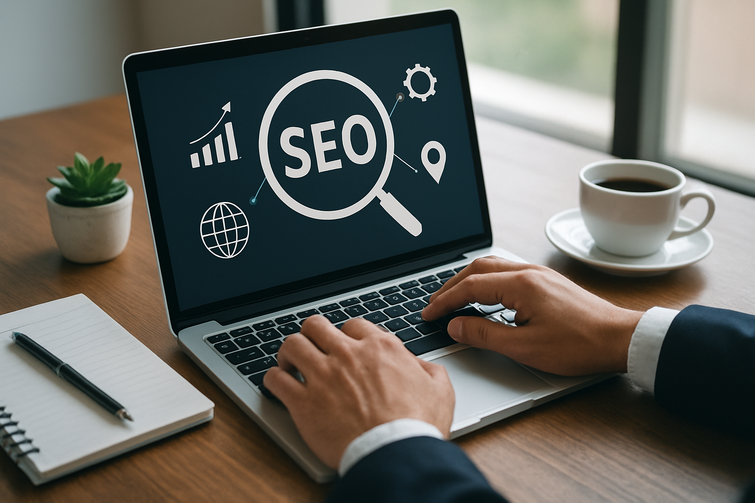 Illustration for National & Local SEO (search engine optimization) Power Plays That Multiply Content Results related to content mkt