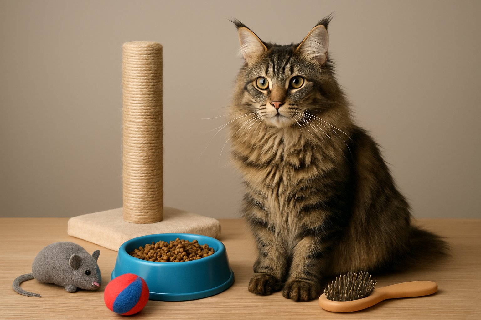 Illustration for Food, Toys, Furniture, and Grooming: What Actually Works related to characteristics of a maine coon