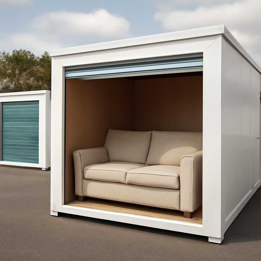 Illustration for How AMB Moving & Storage Inc [Incorporated] makes the choice easier related to furniture storage pods