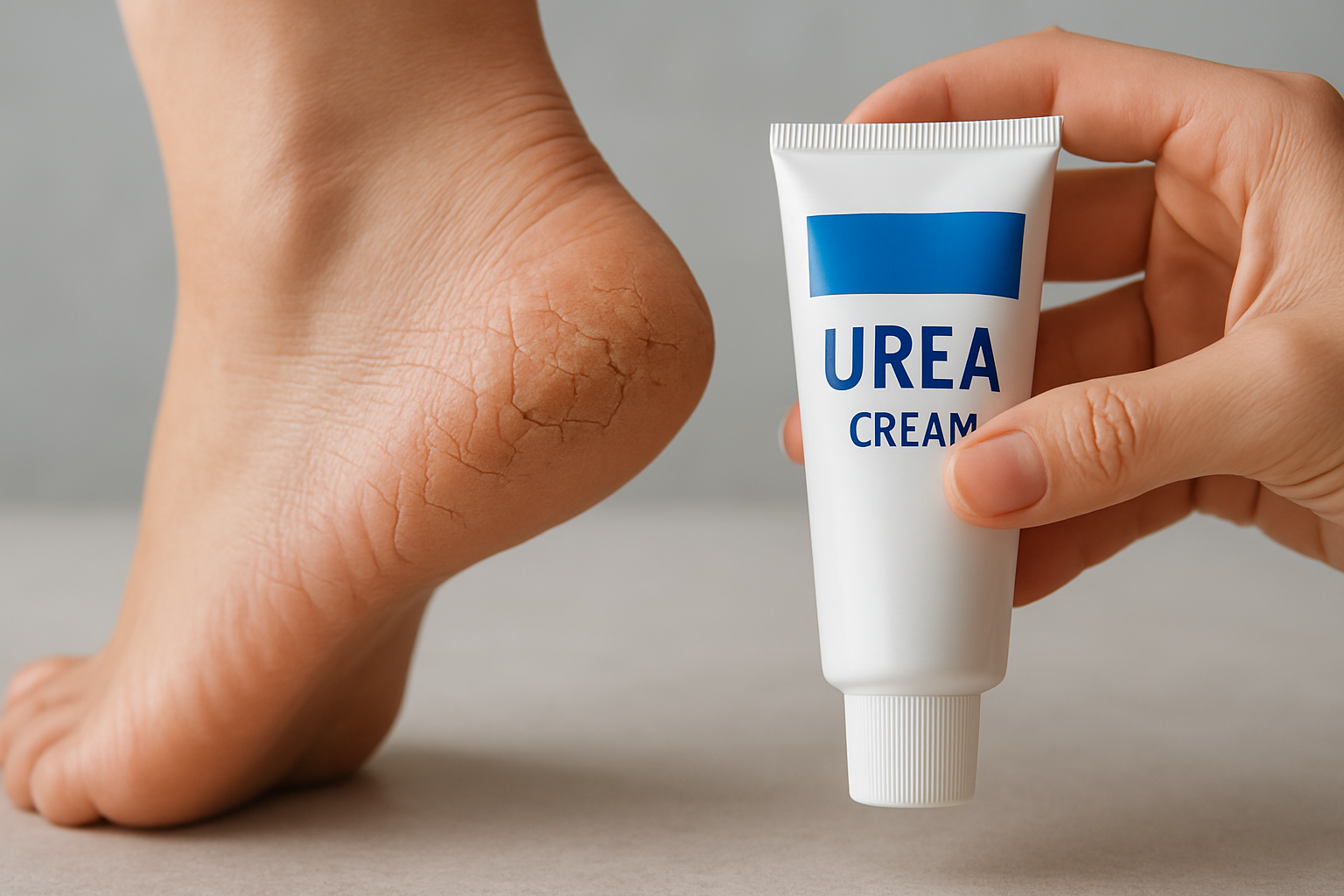 Illustration for Frequently Asked Questions About Cracked Heels, Urea Cream, and Pain related to cotaryl cream