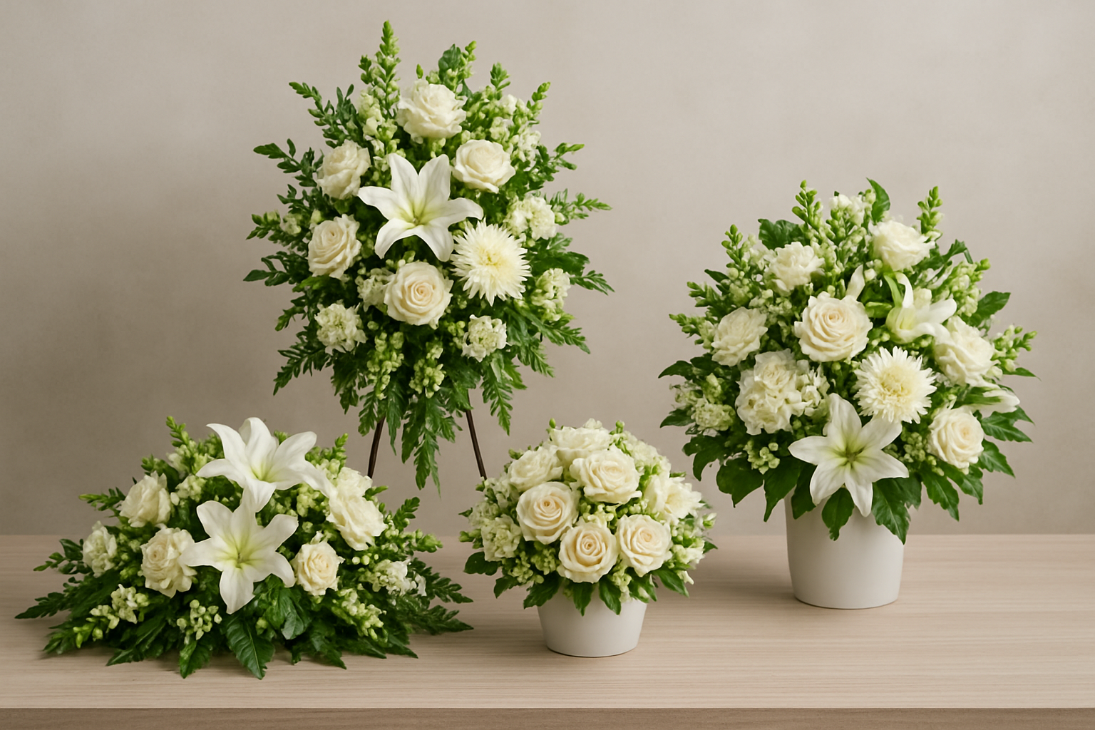Illustration for Quick Comparison: Which Arrangement Fits Your Service? related to what are the best funeral flower arrangements in perth