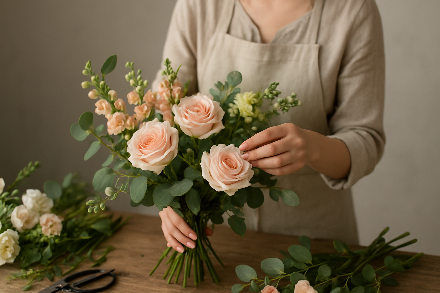 Illustration for What is the best way to choose colors, stems, and designs that feel personal? related to engagement party flowers perth