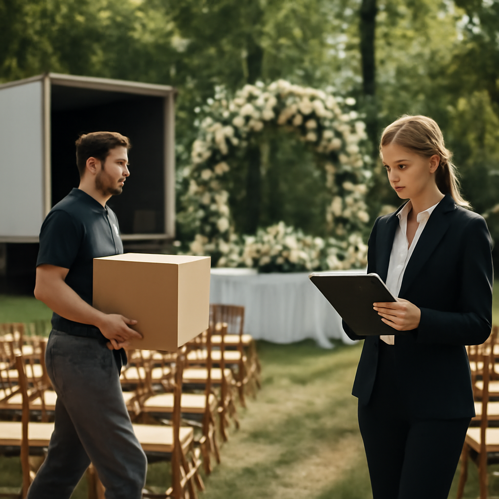 Illustration for Vendors and Logistics That Actually Work Outdoors related to outdoor wedding