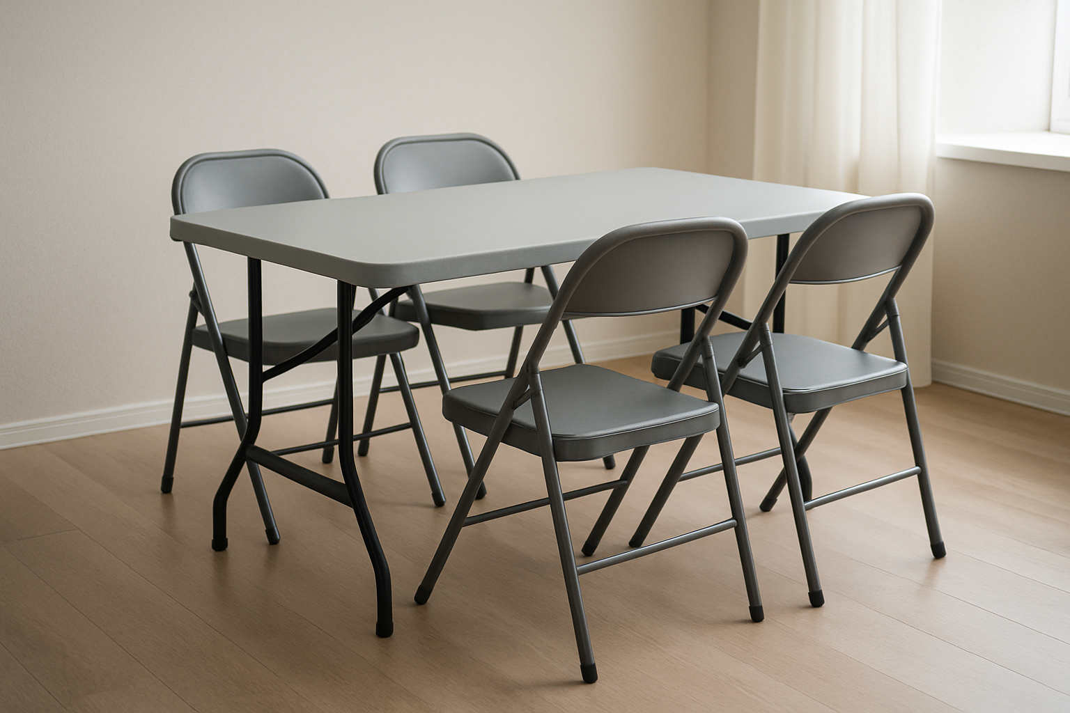 Illustration for Choosing Fold Chairs That Actually Fit Your Table related to fold chairs