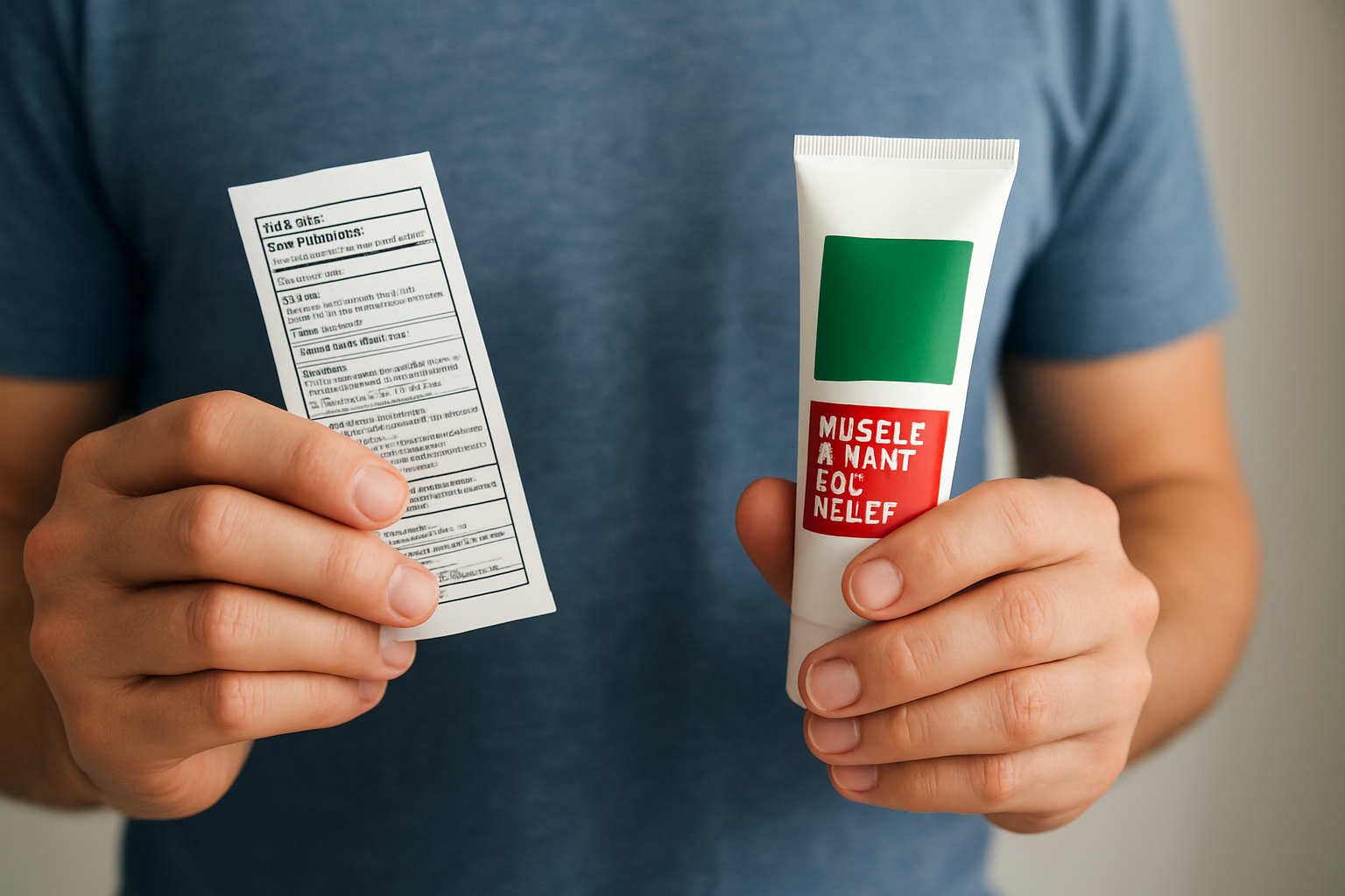 Illustration for Read the Label Like a Pro: Strength, Safety, and Sensitivities related to non greasy muscle and joint pain relief cream