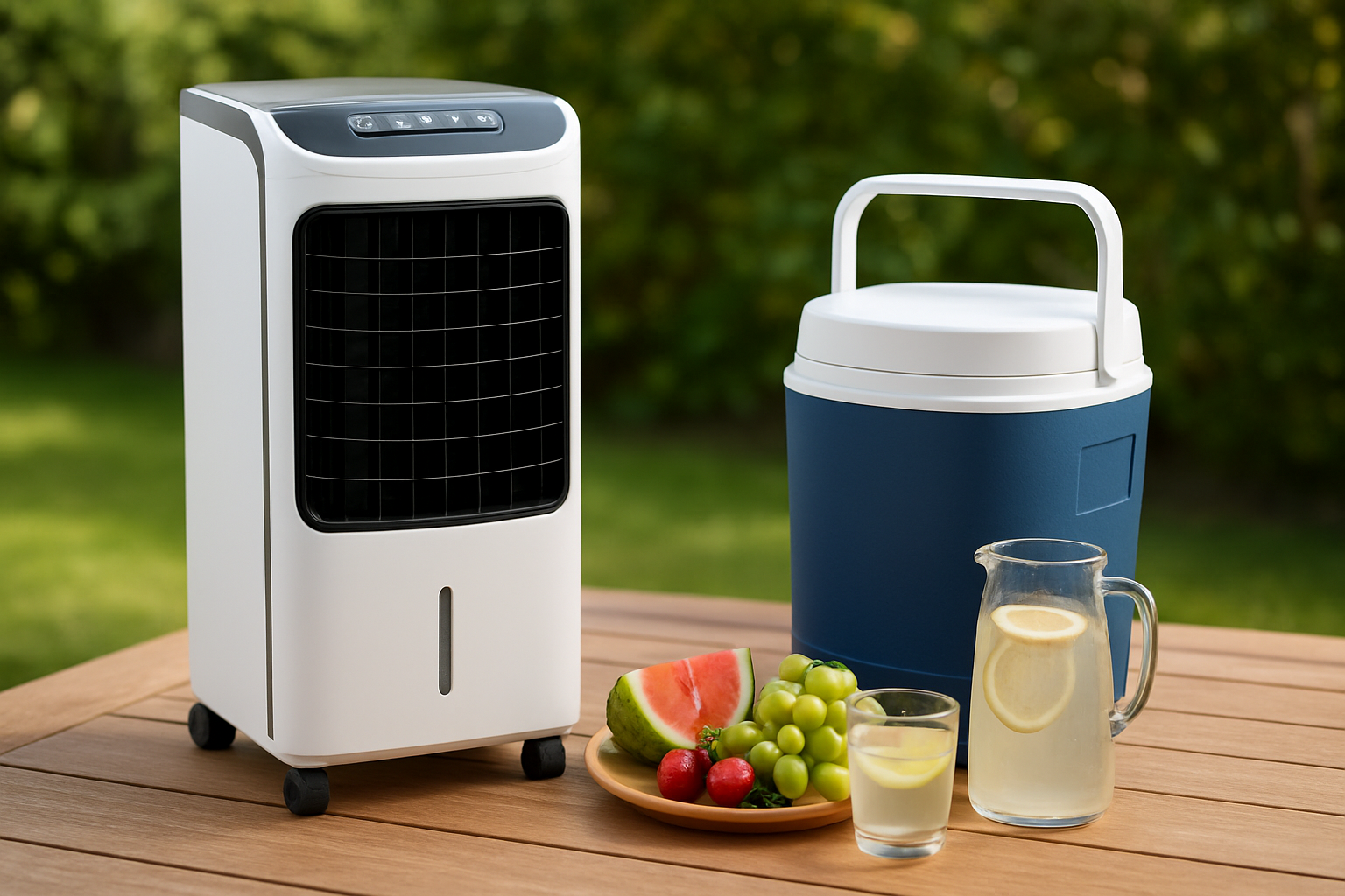 Illustration for Pairing Air Comfort with the Right Food and Drink Cooler related to dkt l7 5ltr mobile air cooler argos