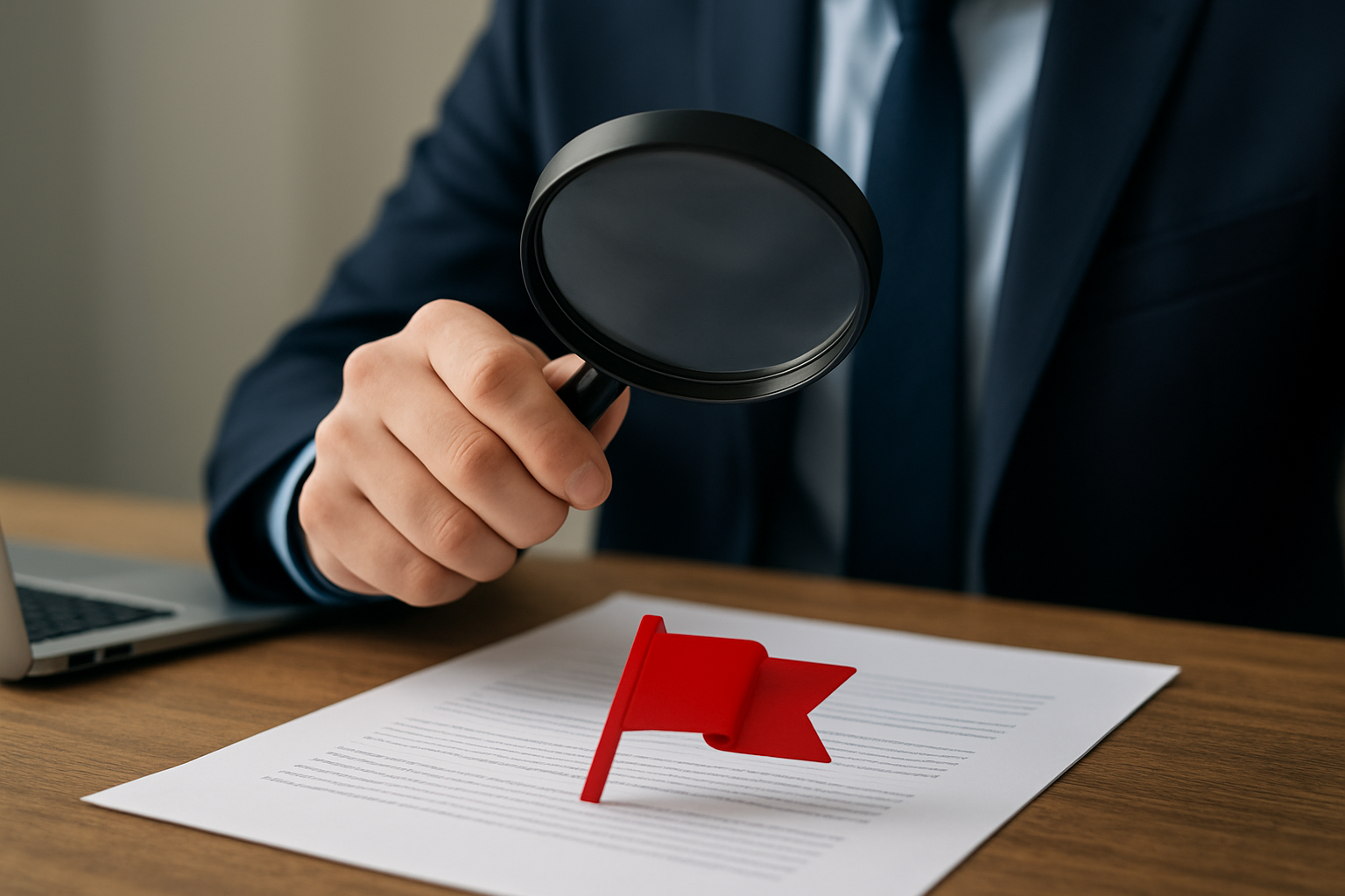 Illustration for 12 Red Flags You Can Spot Before You Sign related to seo and company