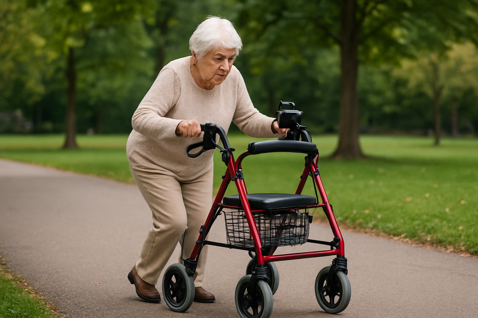 Illustration for When a Walker Is Not Enough: Considering Power Options and Travel related to mobility walkers for seniors