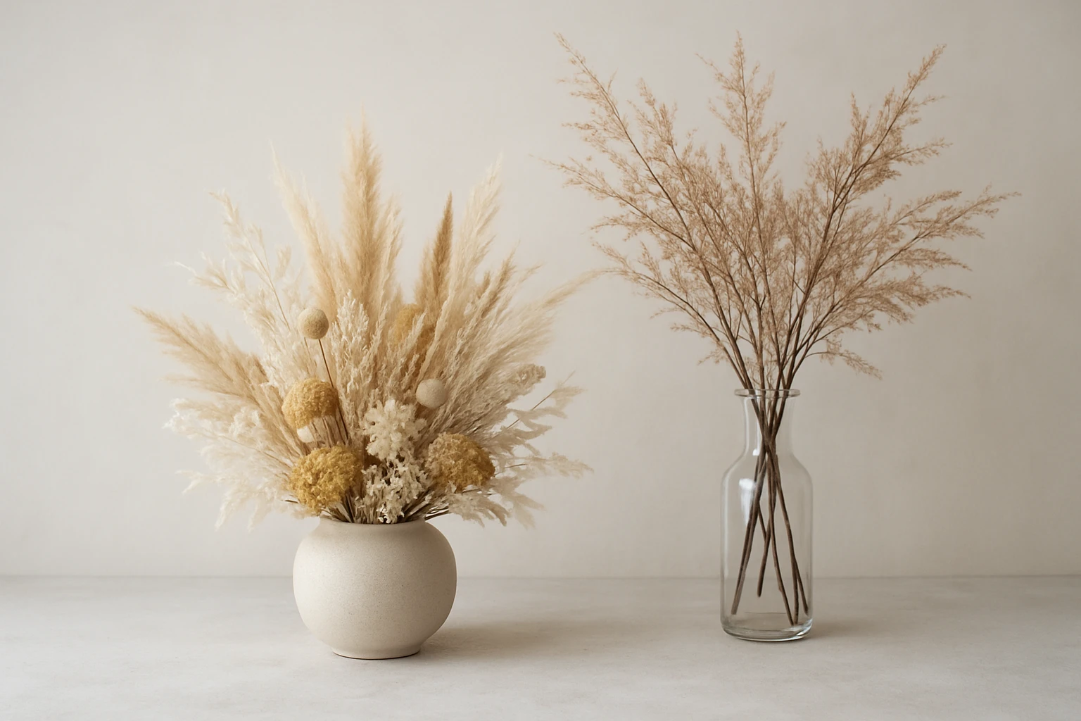 #6 Celebration centerpiece + #7 home décor branch arrangement - flower arrangements dried guide