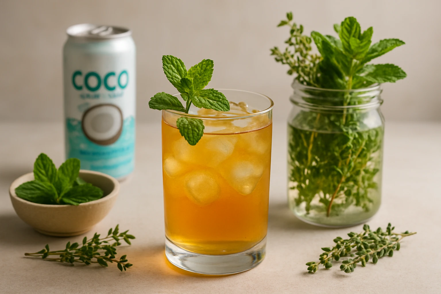 #6 Garden Herb Infusions: Ten-Minute Cold Steeps - Coco Loco Passiona Spritz hard seltzer guide