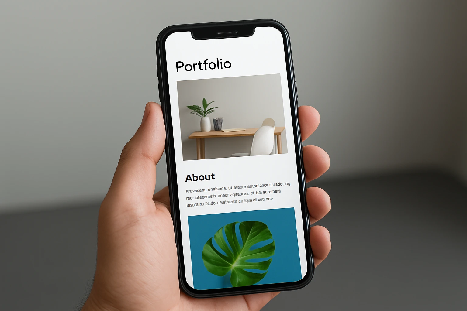 #6 Portfolio Template - mobile responsive web design template guide