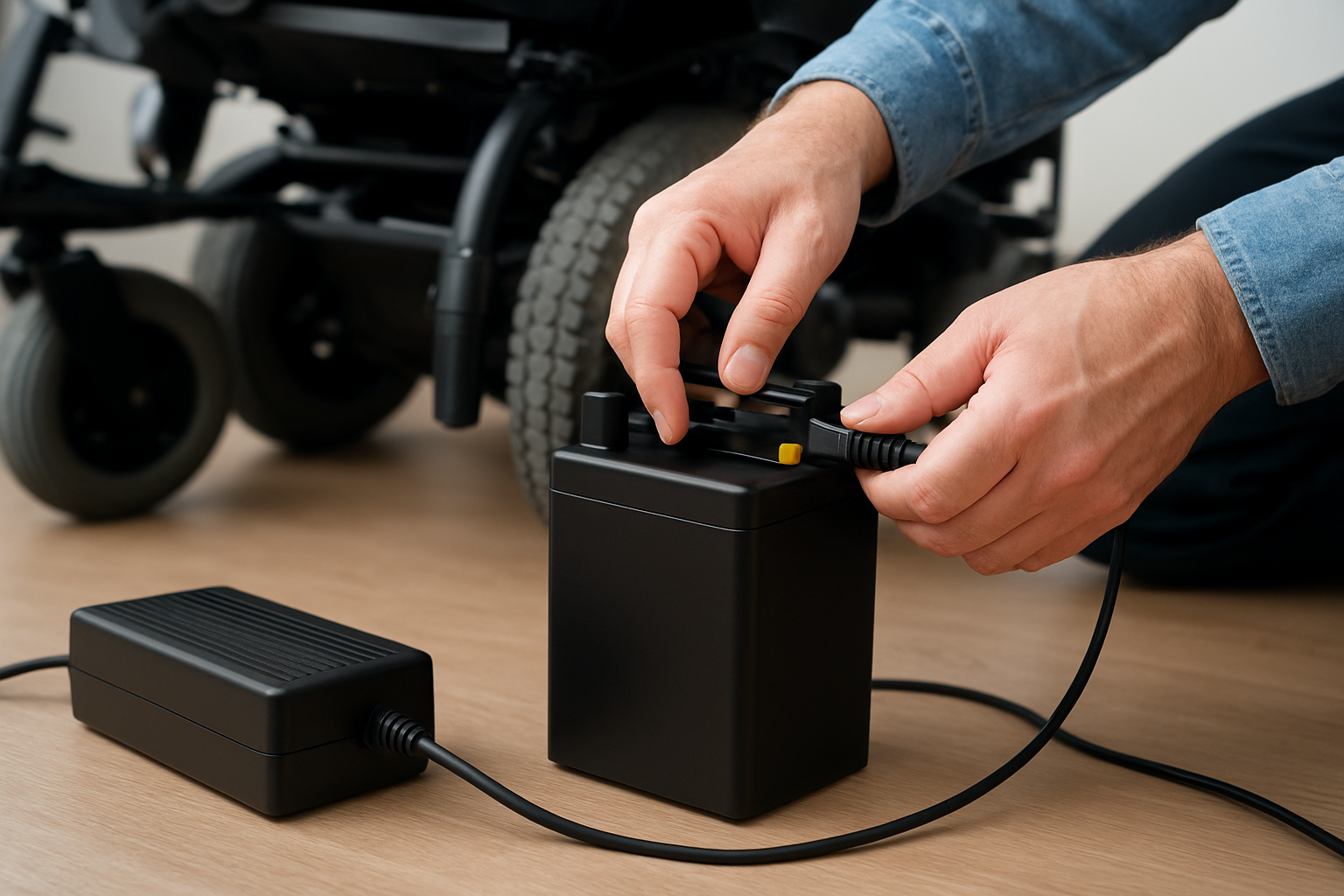 Illustration for Medicare and Insurance: Getting Batteries Covered Without Guesswork related to how do i maintain and charge a power wheelchair battery