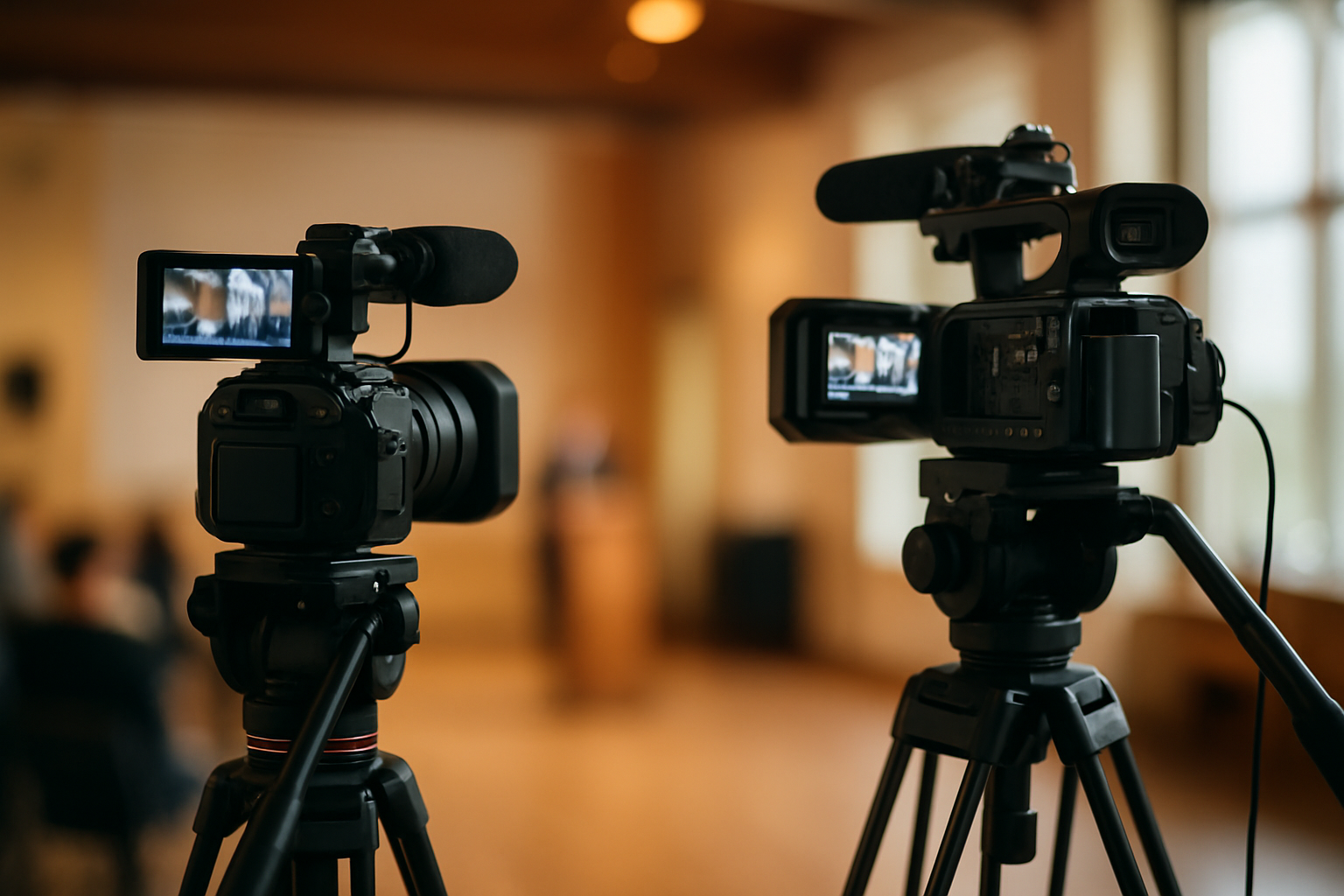 Illustration for #6 Cameras and Visuals: Single-Camera vs Two-Camera Production related to sunshine coast live streaming services