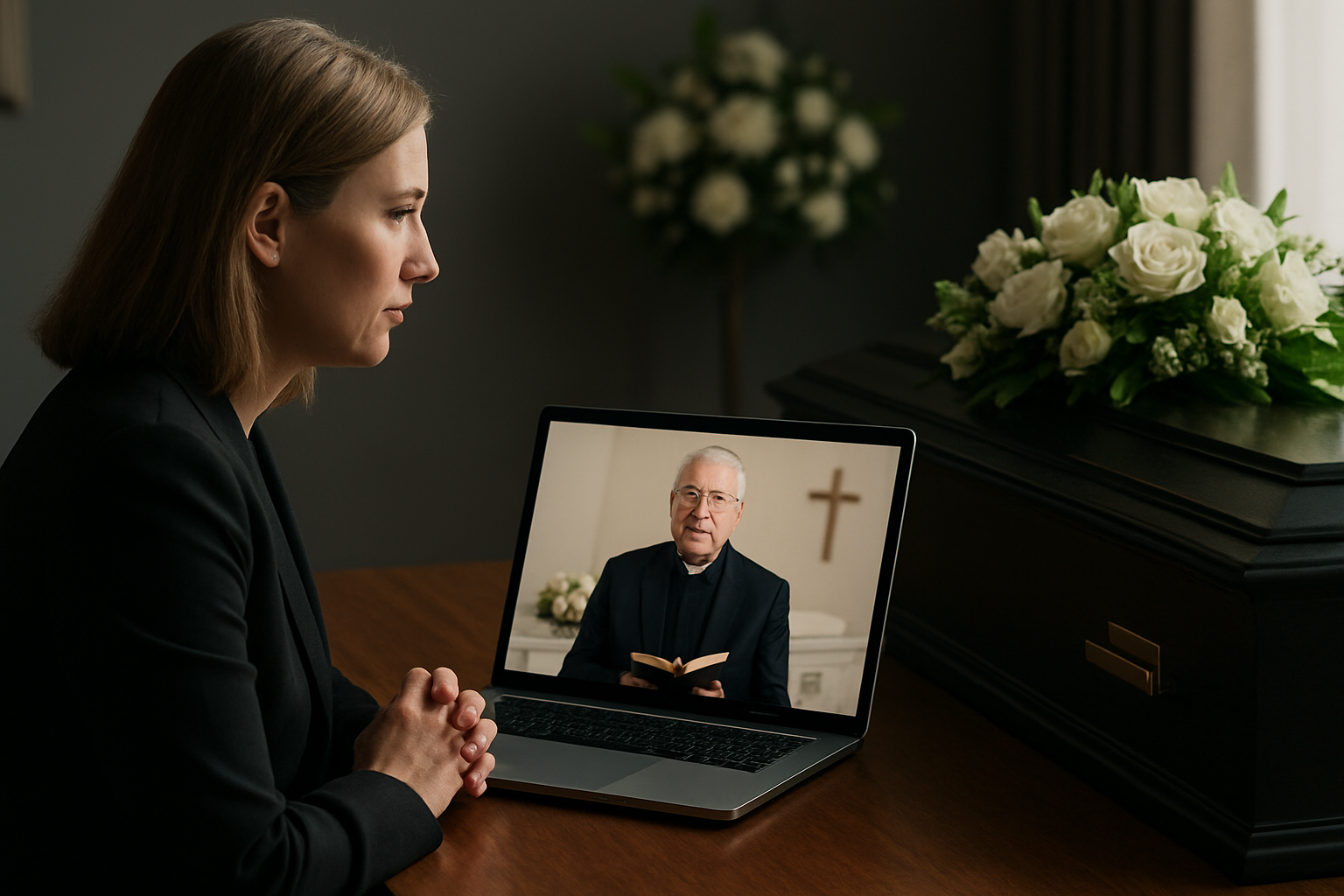 Illustration for FAQ (Frequently Asked Questions) for Families and Organisers related to funeral live streaming Brisbane