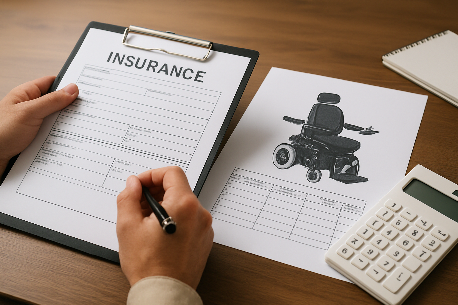 Illustration for Documents and timelines: a quick-reference table related to electric wheelchair insurance coverage verification