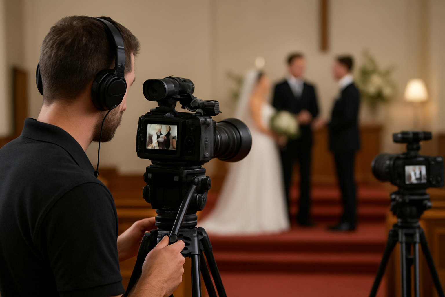 Illustration for Platform Strategy: YouTube, Facebook, Zoom, and Private Links related to wedding ceremony live streaming with multiple cameras brisbane