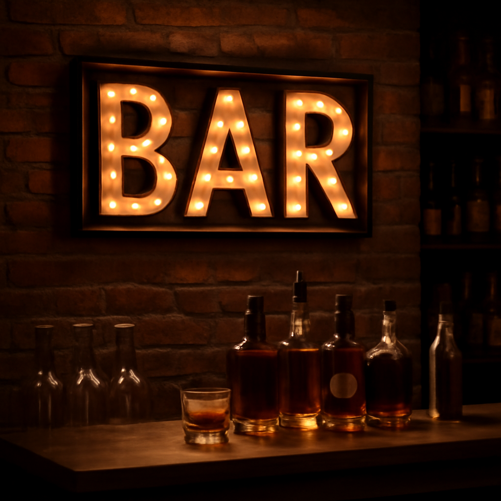 Illustration for Real-World Mini Case Studies from the Two Fat Blokes Community related to what are the best bar signs for a home bar
