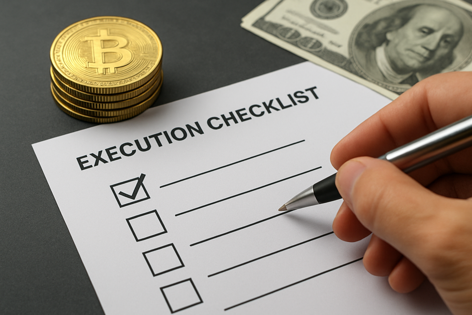 Illustration for Execution Checklist for Stablecoin Betting related to stablecoin betting