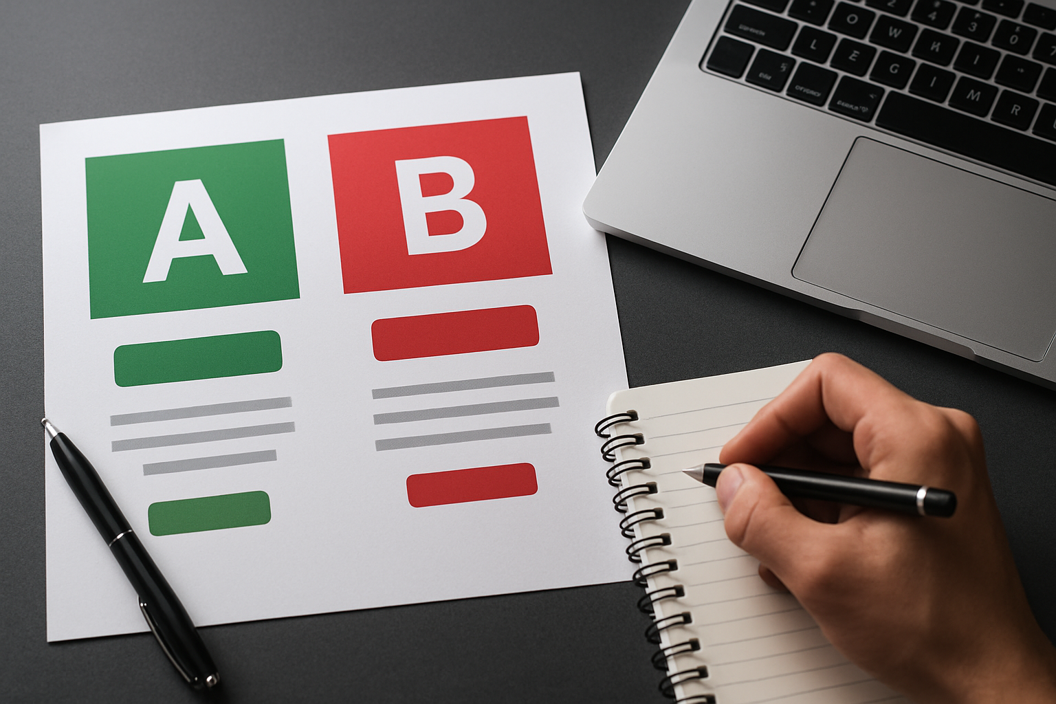 Illustration for Real A/B [split testing] Experiments: Wins, Losses, and Learnings related to optimize for conversions