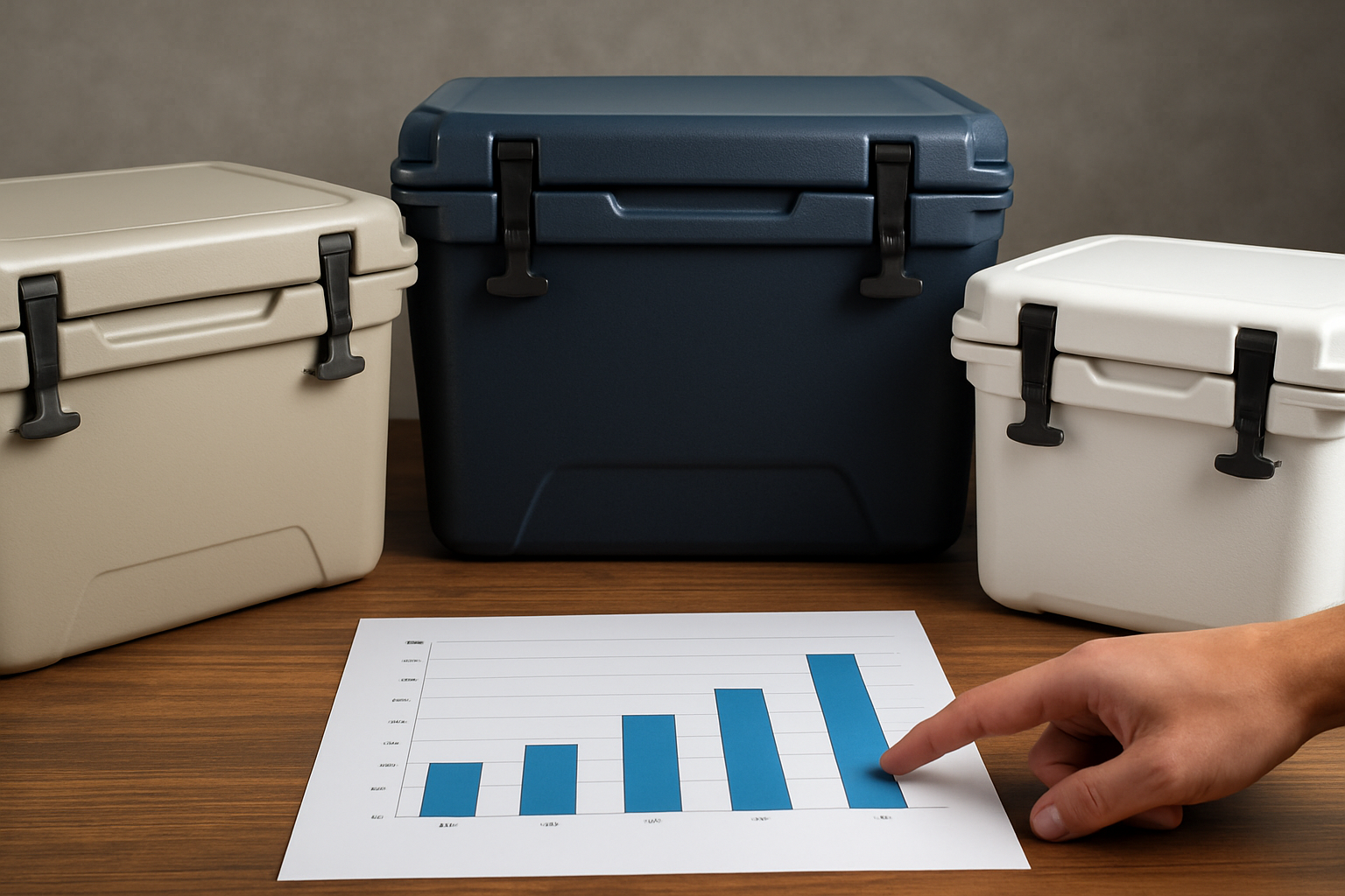 Illustration for Data-Driven Rankings and Comparison Tables related to which cooler offers the longest ice retention