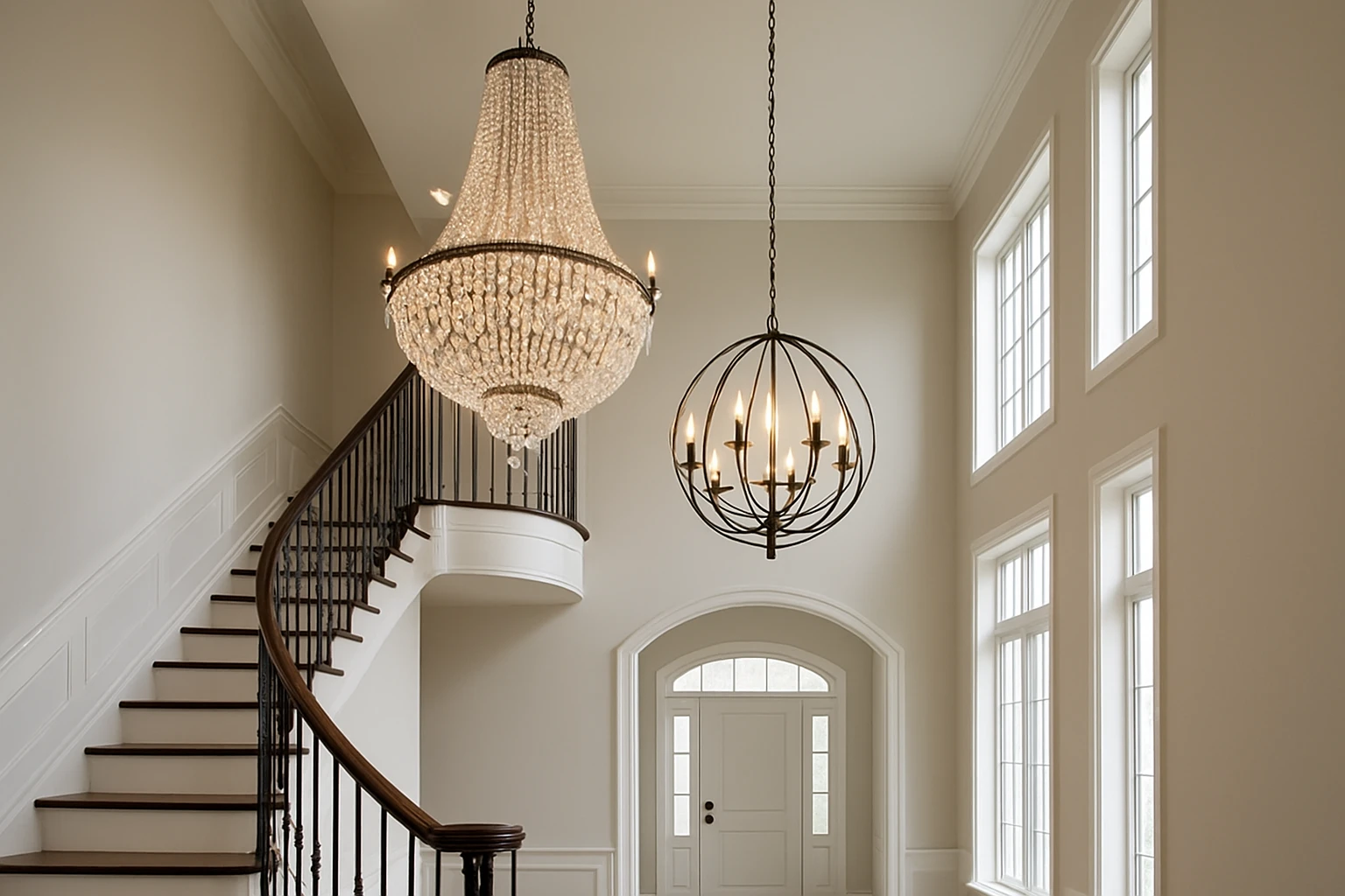 #7–#8: Duplex and foyer picks for high ceilings and vertical drama - chandeliers in india online guide