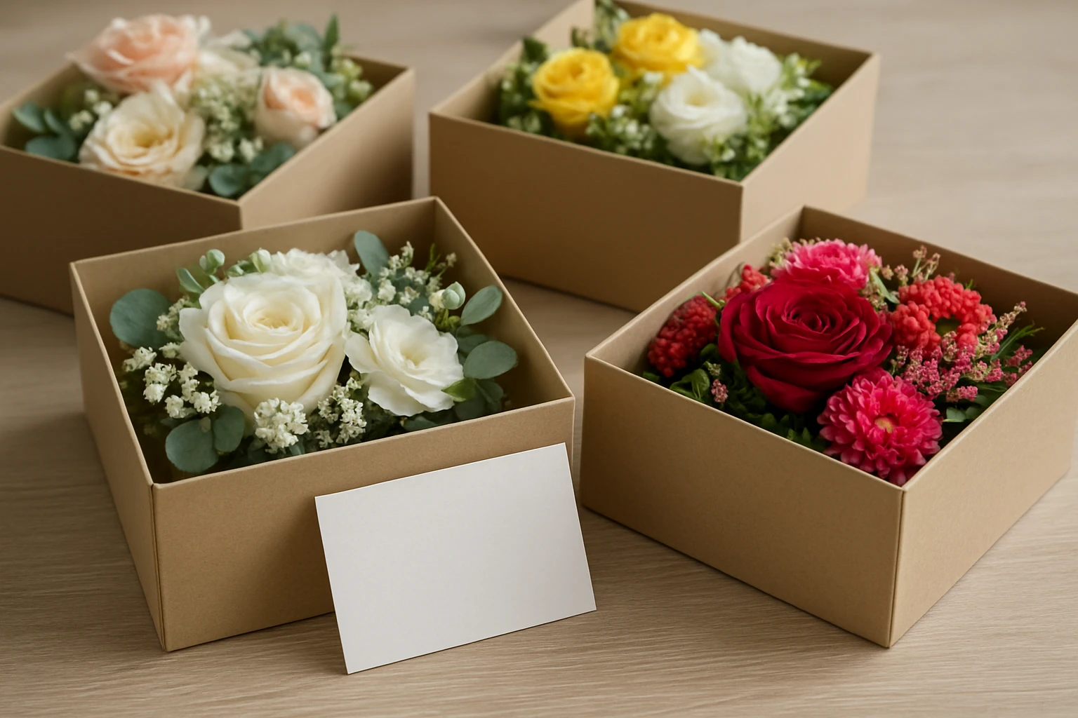 #7: Same-Day and Last-Minute Personalised Boxes for Fast-Moving Briefs - flower boxes personalised guide