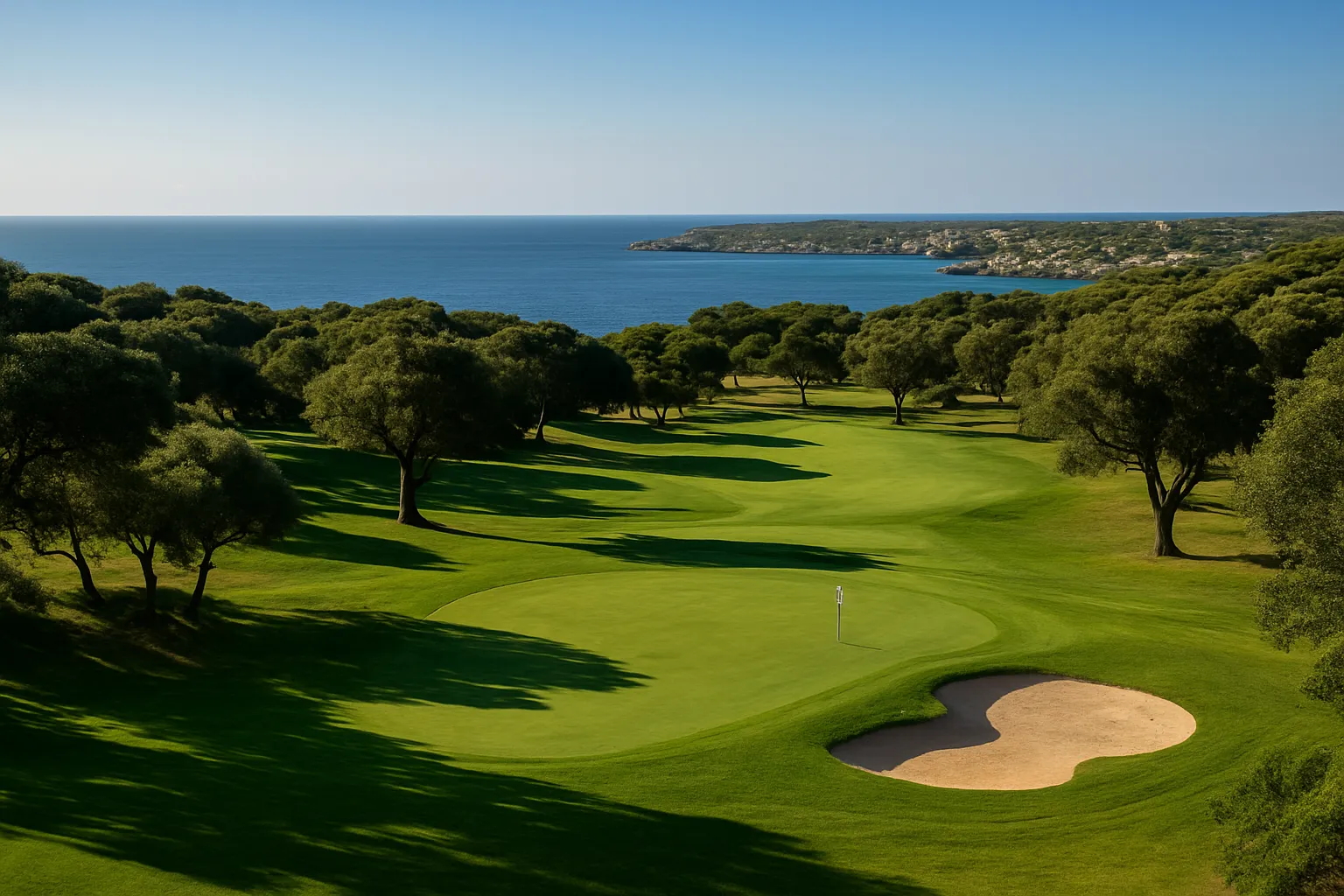 #7 Vall d’Or Golf: curvas suaves entre encinas y el azul de Portocolom - campos de golf cerca de Capdepera guide