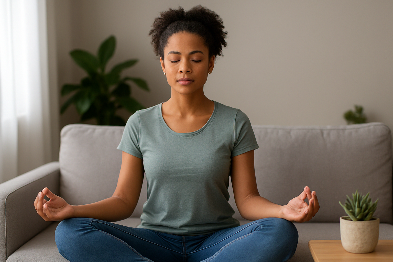 Illustration for Digitale detox met aandacht: pak je focus terug related to mindfulness en stress