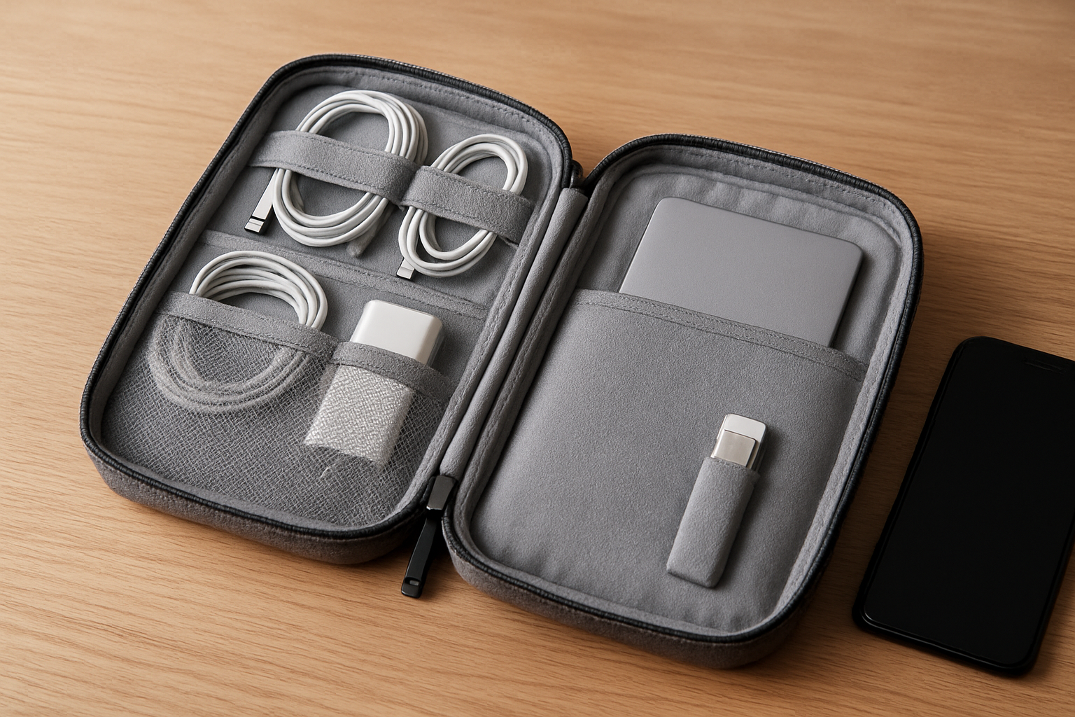 Illustration for Buying Checklist and Care Tips: Make Your Organizer Last Years related to lightweight carry on tech organizer for cables