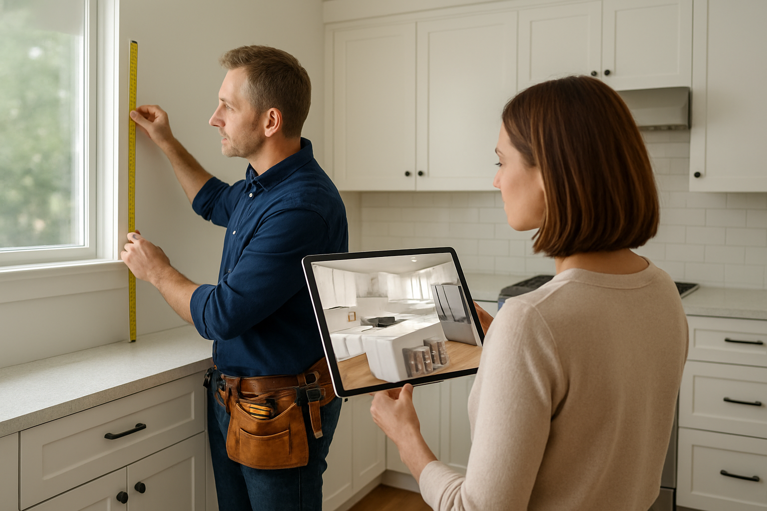 Illustration for See It Before You Approve It: Free 3D (three-dimensional) Design Preview and Planner related to do you provide on site measurements for kitchen and bath renovations