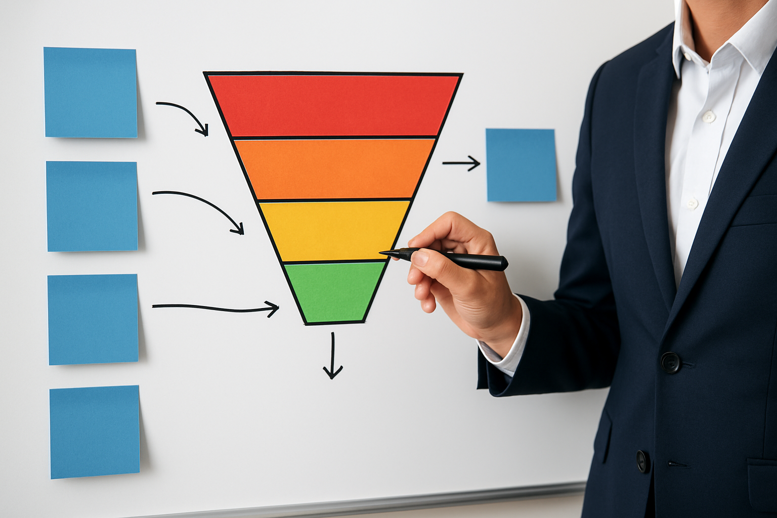 Illustration for Map Each Content Type to the Funnel and the Right CTA related to lead generation content marketing