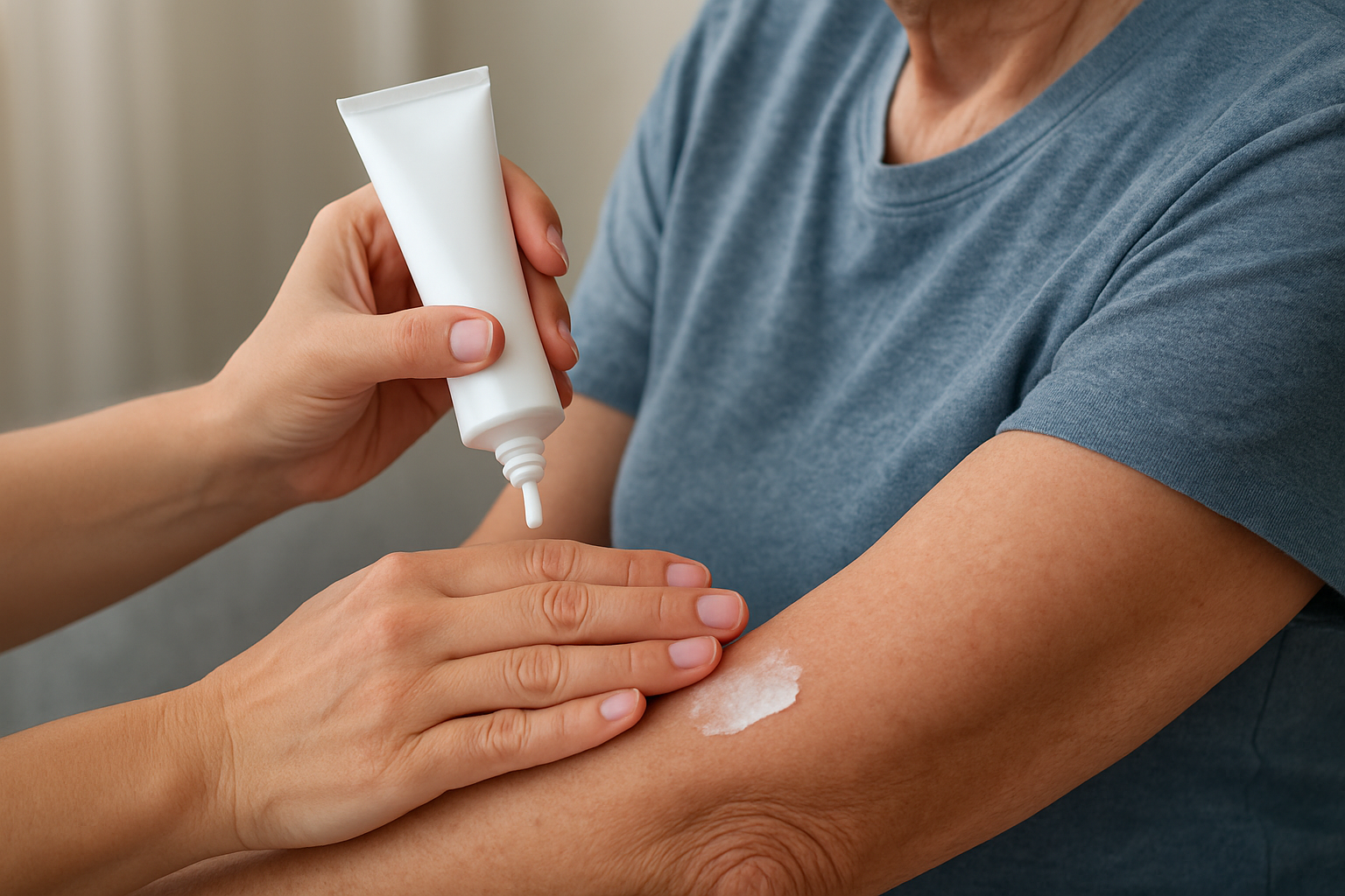 Illustration for Frequently Asked Questions for Caregivers related to how to relieve sore muscles with a cream