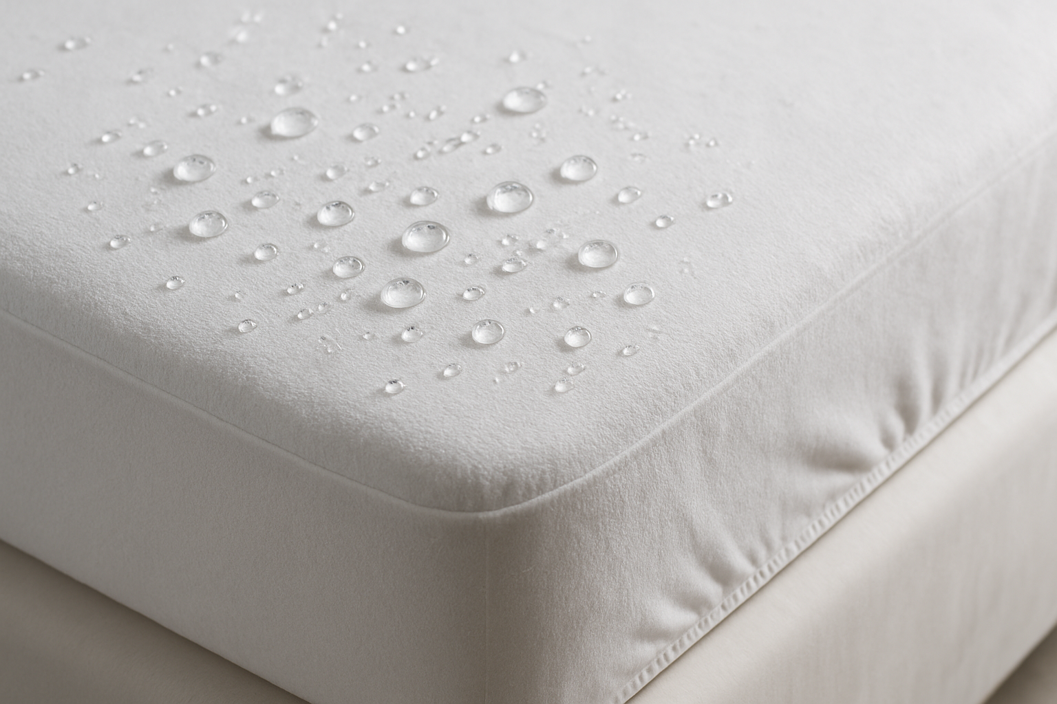 Illustration for Materiaal en ademend comfort: hoe werkt waterdicht en toch stil? related to waterdichte molton set