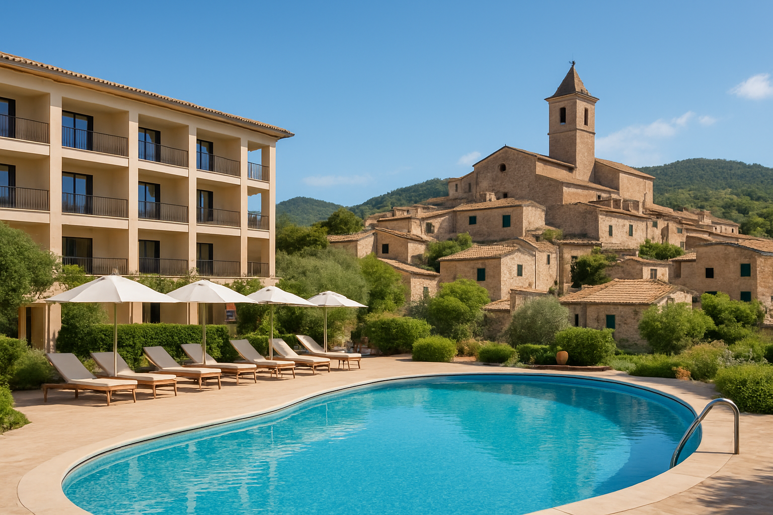 Illustration for Por qué tantos empiezan en un resort y terminan enamorados de un establecimiento de pueblo related to hotel pollentia club resort mallorca