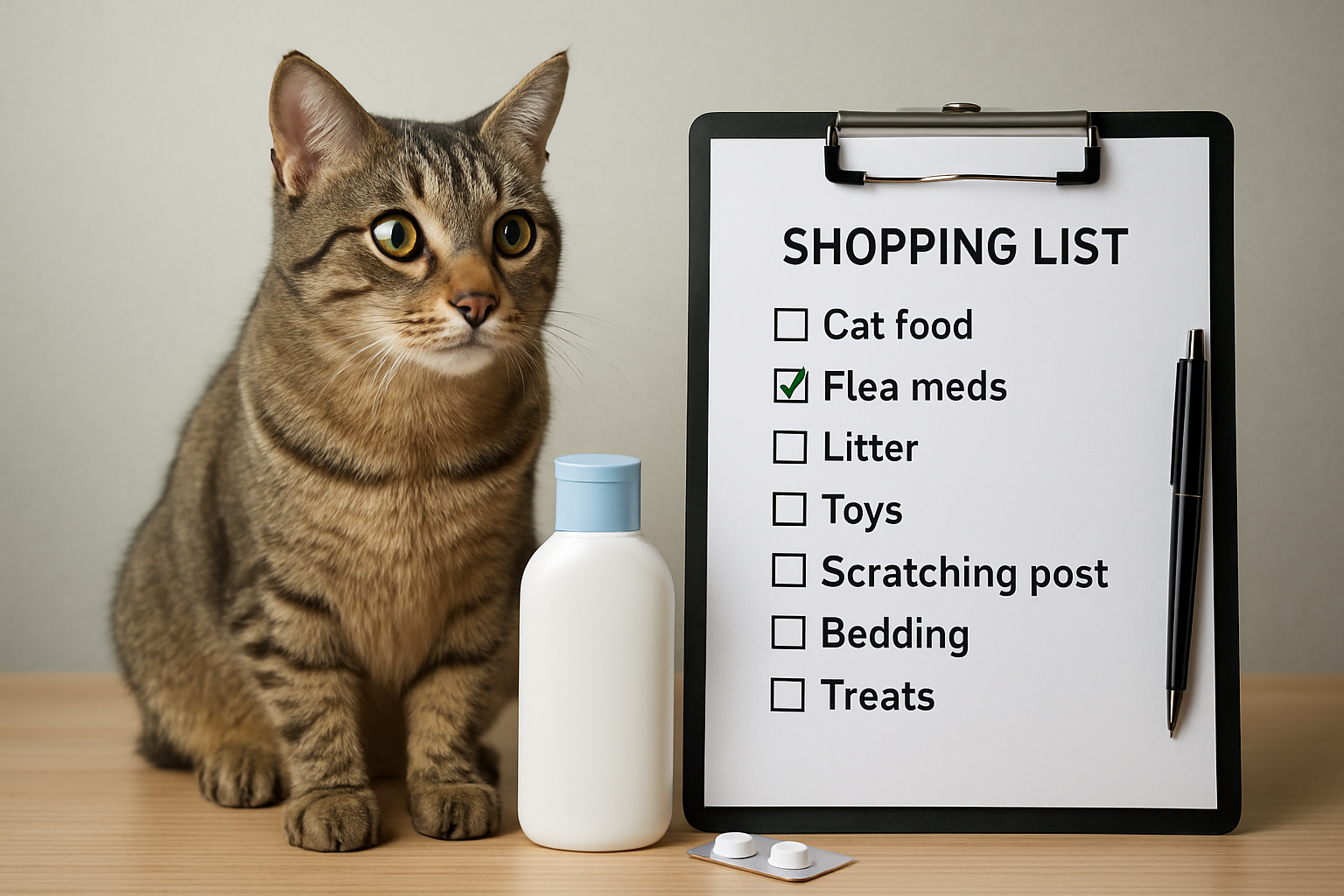 Illustration for Budget Picks and a Smart Shopping Checklist related to flea meds cats